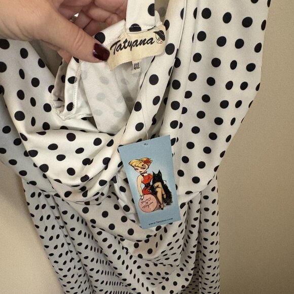 NWT "Million Dollar Baby" polka dot dress from Tatyana - Picture 2 of 3
